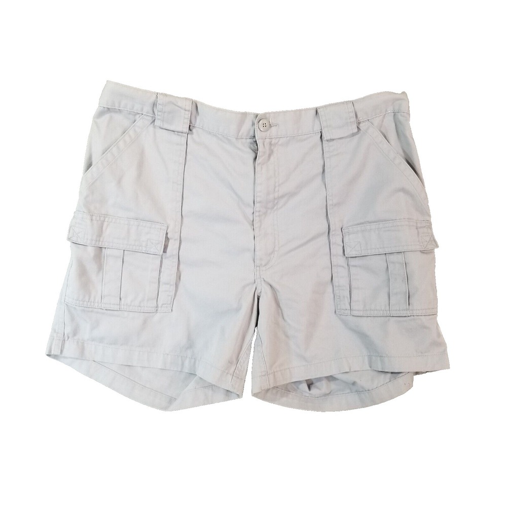Weekender cargo hiking shorts men's 42x5 gray comfort waist outdoor fishing boat